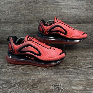Nike Air Max 720 Shoes Men's 11.5 Crimson Black AO2924-600 Running Sneakers